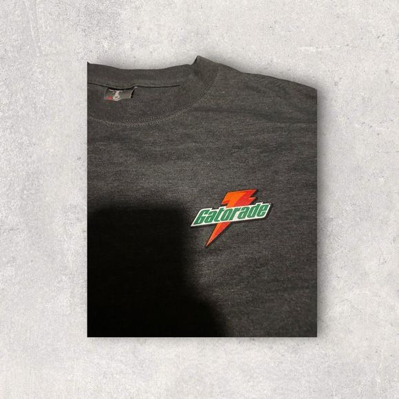 Vintage Gatorade Graphic Thick Gray Hanes T-Shirt Men’s XL - Picture 2 of 4